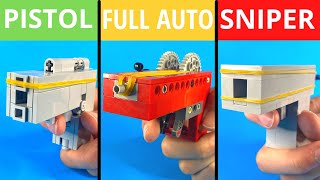 How To Make 3 EASY Lego Guns!! (part 2)