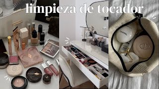 limpieza de mi tocador y maquillaje