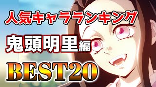 【鬼頭明里】鬼頭明里人気キャラランキングアニメBEST20！【アニメ】#鬼頭明里#声優#ボイス