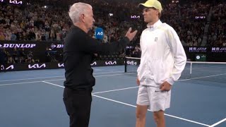 Jannik Sinner cuts John McEnroe interview short after mocking American at Australian Open