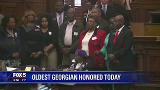 Oldest Georgian honored