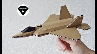 How to make a plane from a cardboard?