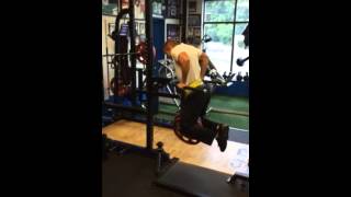 Dips body (200lbs)+125lbs 4 reps PB