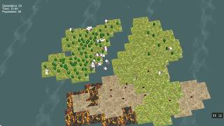 Genetic Algorithm implementation using unity