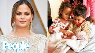 Chrissy Teigen Says She Has to "Bandage Together" Her Wound After Daughter's Birth | PEOPLE
