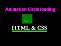 Loading spinner css animation