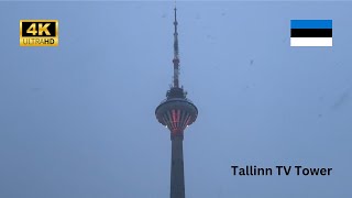 TALLINN ESTONIA - TALLIN TV TOWER - Built for the 1980 Moscow Olympics (2023/2024) (4K)