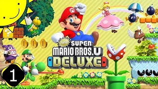 Let's Play New Super Mario Bros. U Deluxe | Part 1 - Acorn Plains | Blind Gameplay Walkthrough