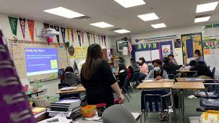 AVID 7th grade class