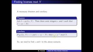 MATH 127 CNU Euclidean Tables