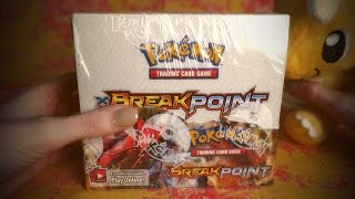 ASMR Relaxing Pokemon Breakpoint Booster Box Opening ★