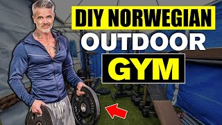 Norwegian Outdoor Home Gym Tour || Garage Gym Life Media