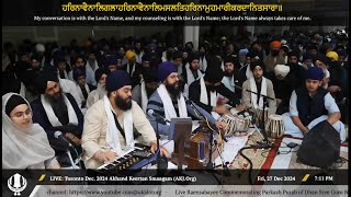 033 Bhai Harkamal Singh Jee NY at FridayPM Toronto December 2024 Annual Akhand Keertan Smaagam