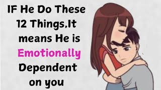 12 Signs He is Emotionally Attached To You#pychology #emotional