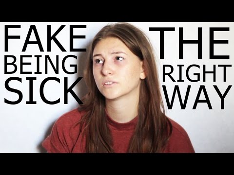 How To Fake Being Sick - THE RIGHT WAY | Gleace24 How To Fake Being Sick - THE RIGHT WAY | Gleace24