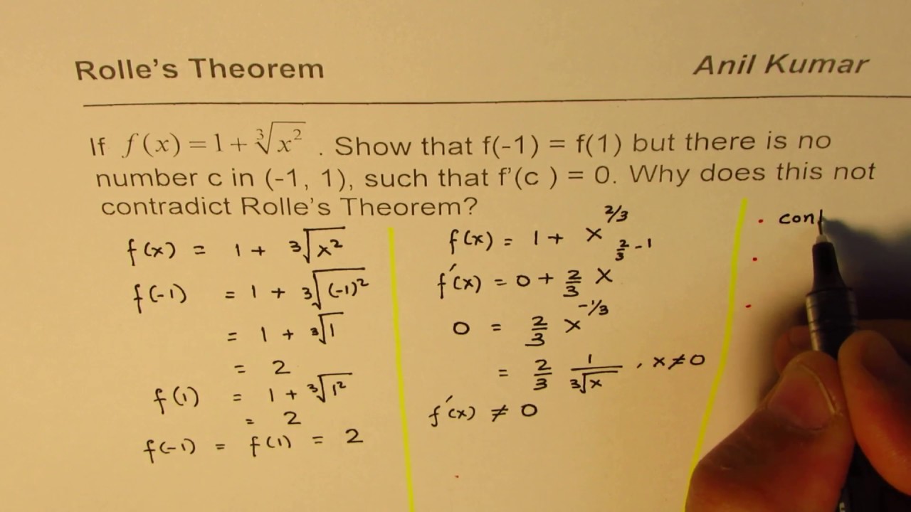 Rolle's Theorem