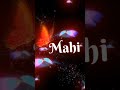 mahi name viral_short video whatsapp status...