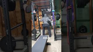 455lbs squat pr no depth