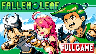 Fallen Leaf - Full Game Movie - 8 Bits Retro Action Platformer Game  [NO COMMENTARY]