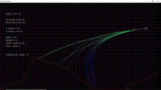 Mars lander with genetic algorithm