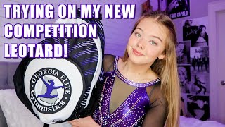 Trying On My New Competition Leotard! | What's in my Competition Gym Bag | Whitney Bjerken