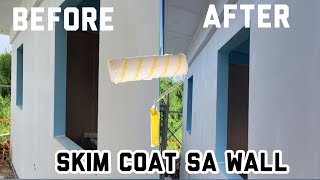 Mabilis na paraan Sa pag skim coat sa wall