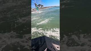 PERFECT BackFlip on Motorized JetBoard. #jetsurf #jetsurfing #jetboard #backflip