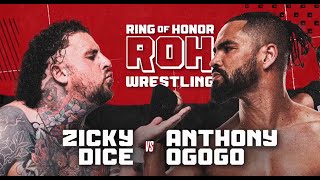 Anthony Ogogo vs Zicky Dice ROH HonorClub May 09 2024 Full Match