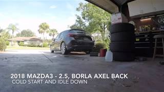 Mazda 3 Skyactiv 2.5 - Borla AxleBack