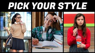 What type of school girl are you, Pick one personality test