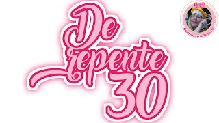 Como fazer topo de bolo personalizado pelo celular no Pixellab / Topo de Bolo DE REPENTE 30