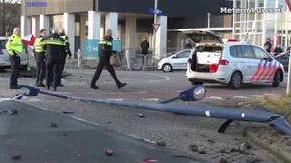 Vier aanhoudingen en twee gewonden na verkeersruzie in Assen