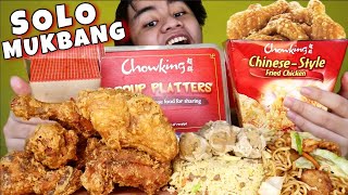 Chowking Overload Solo Mukbang | Chicken, Chowfan, Siomai, Pansit (pancit)| Philippines Eating Show