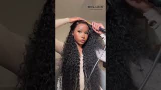 Beluck 32 Inch 13x6 HD Curly Lace Front Wig Human Hair #curlyhair #amazonwig  #wiginstall #wig