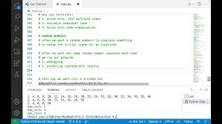 Introduction to Programming with Python: Random Module (seeding, numbers, shuffling, etc.)