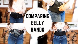 BELLY BAND COMPARISON AND REVIEW | Rating 4 belly bands! Bravobelt, Tactica, Crossbreed, CanCan