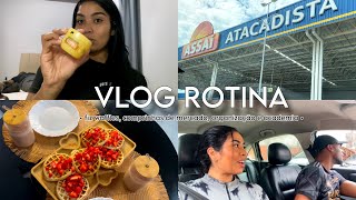 ROTINA + COMPRAS DE MERCADO, SHEIN HOME + ORGANIZAÇÃO DO QUARTO #vlog