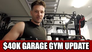 $40,000 Dollar Home Garage Gym Review Update Tour