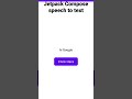 Jetpack Compose Speech to text implementation