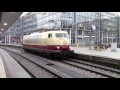 br 103 245 und br 1116 014 mit ic 2095 in münchen ankunft abfahrt in die abstellung