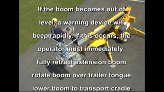 Bil-Jax 3632T Boom Lift Safety & Operational Instruction Video Part 2