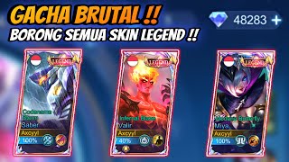 Akhirnya Lengkap Sudah Semua Skin Legend Ku 😍 Momen Gacha Brutal Borong Skin Legend🔥