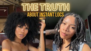 ♡ THE TRUTH ABOUT INSTANT LOCS 🫖👀 | therealcholey