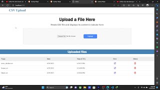 CSV Upload Using Node.js JavaScript MongoDB