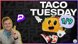 PRIZEPICKS Player Prop Picks / Bets for TACO Tuesday, January 9th 2024