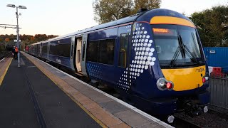 (Shuttle turbostar) ScotRail Class 170 Gilshochill to Anniesland