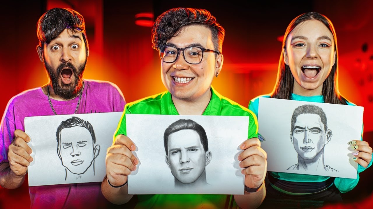 Кто лучше нарисует блоггера челлендж