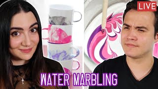 We Try Water Marbling for the First Time