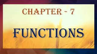 Calling a Function | Passing Parameters in Functions | Python | XII STD CS | Chapter 7 | #TNSCERT