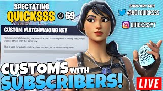🟢Fortnite Customs | NAE solos/duos/squads🍀| Road To 2k Subs💚 #Optify3Krc #OptifyQuicks